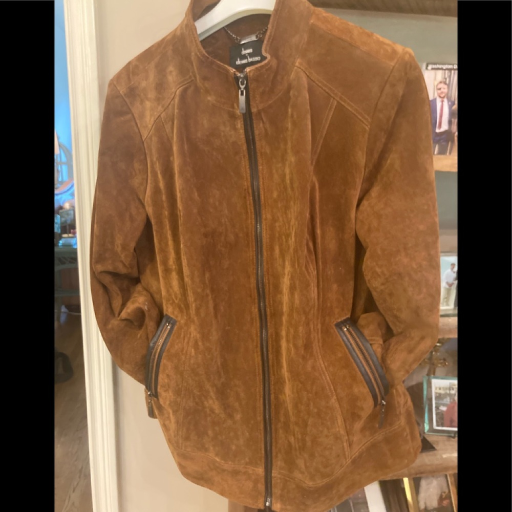Suede Bomber Jacket - ENTERTAINING ALL OFFERS!!!!